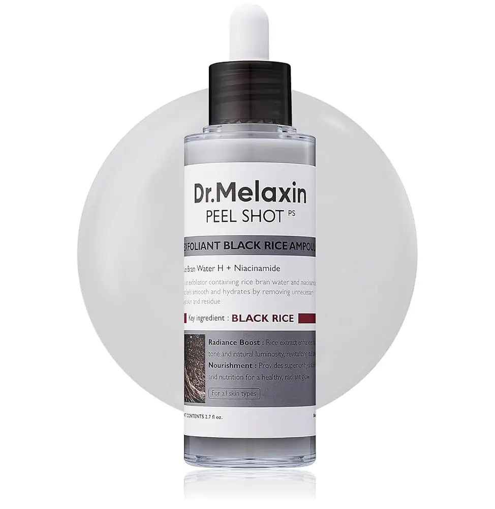 [Dr.Melaxin Official] Peel Shot Glow Rice Ampoule Duo - Serum